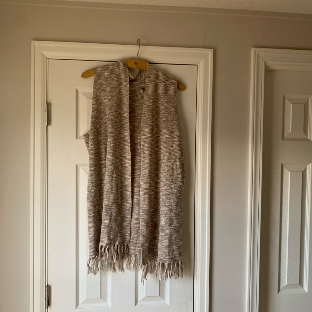 Chico's Beige and Cream Knit Sweater